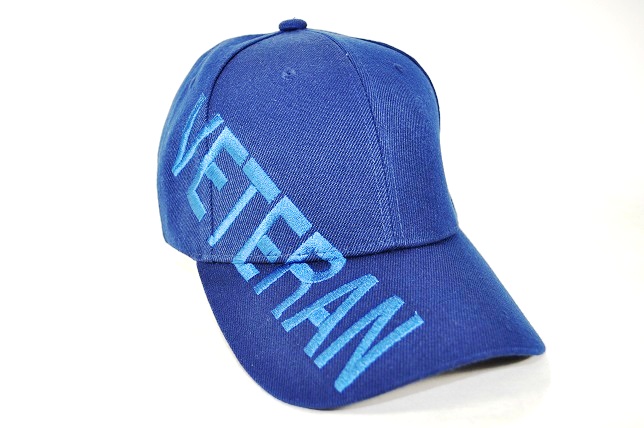 VET-001 PLAIN VETERAN CAPS-NAVY